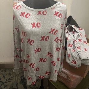 Hanes Pajama Set (top and bottom)